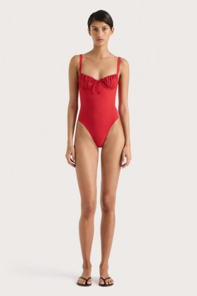 Dámské plavky | Faithfull The Brand Dinard One Piece Red