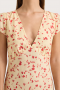 Damesjurken | Faithfull The Brand Esson Midi-jurk Blossom Yellow