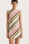  Damesjurken | Faithfull The Brand Julia Minijurk Meleu Stripe Multi