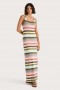  Dames Breiwerk | Faithfull The Brand Enya Midi Jurk Meleu Stripe Multi