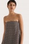  Dames Tops | Faithfull The Brand Ninette Strapless Top Espresso Geo