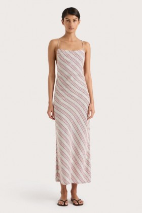  Damesjurken | Faithfull The Brand Lison Dress Watermelon Stripe