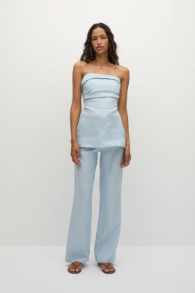  Dames bijpassende sets | Faithfull The Brand Lulea Pant Sky Blue