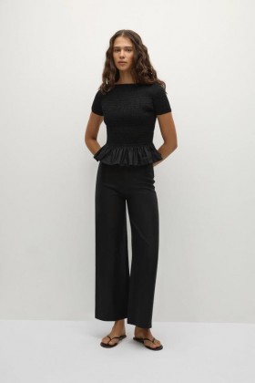  Dames Tops | Faithfull The Brand Deboni Top Zwart