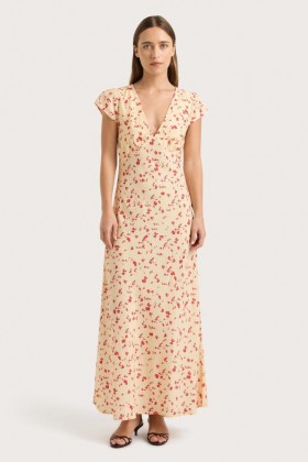 Naisten mekot | Faithfull The Brand Esson Midi -mekko Blossom Yellow