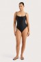  Maillot de bain femme | Faithfull The Brand Cabo String Une pièce Noir