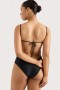  Maillot de bain femme | Faithfull The Brand Cabo String Une pièce Noir