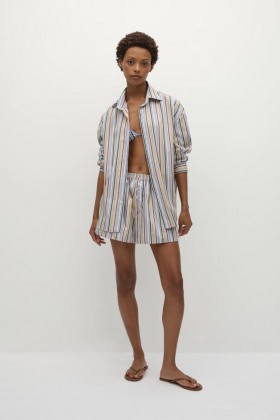  Ensembles assortis pour femmes | Faithfull The Brand Lonia Shorts Sifnos Stripe