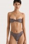  Damenbademode | Faithfull The Brand Bandol Bikini-Oberteil Espresso Geo