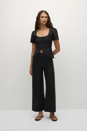 Damen-Sets | Faithfull The Brand Jeanshose Schwarz