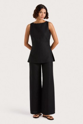  Damenoberteile | Faithfull The Brand Joan Top Schwarz