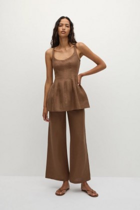 Damenoberteile | Faithfull The Brand Syna Top Clay